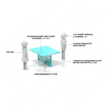 Направленный микрофон для слабослышащих Stelberry M-1007