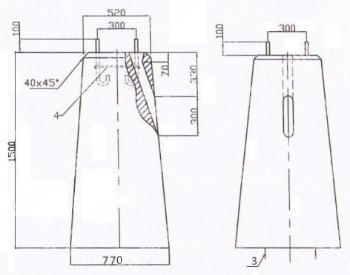 Фундамент железобетонный усиленный 15379-00-00