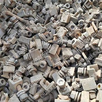 Болт клеммный М22х75 в сборе + клемма пк (1,26 кг)