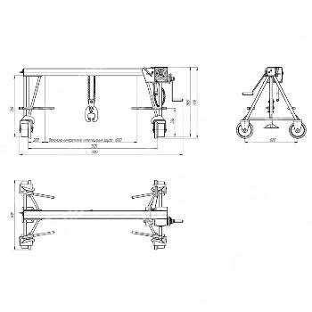 Кран портальный КС-1350