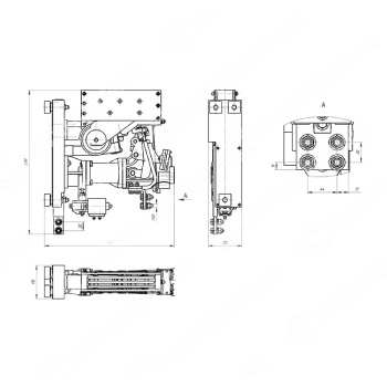 Контактор электропневматический ПК-753Б2 (1 размыкающий контакт)
