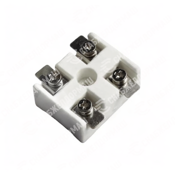 Керамический клеммный блок РВС 2-контактный открытый