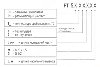 Реле температурное малоинерционное РТ-5.2 (термостат)