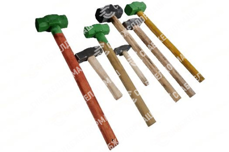 Кувалда кованая 5 кг, деревянная ручка